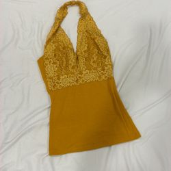 Vintage Lace Halter Top 
