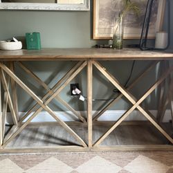 Large Entryway Console Table 