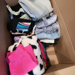 Large Box Of Girl Clothes Size 8/10