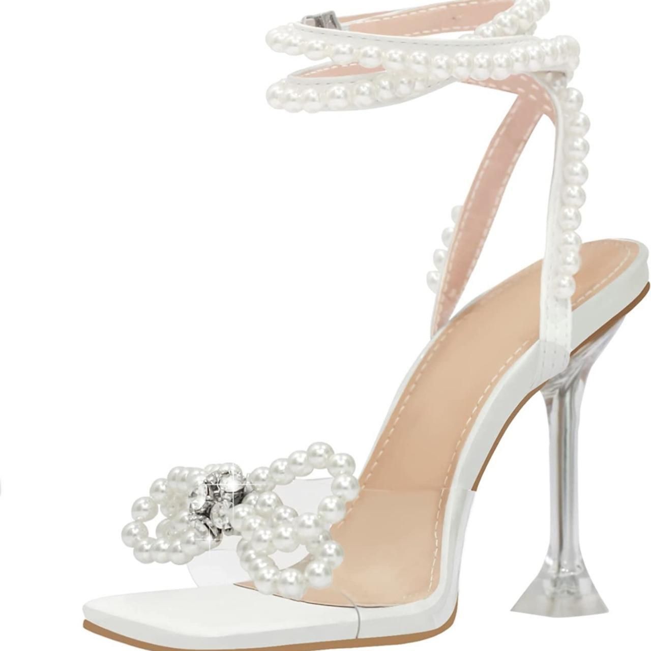 Pearl Clear Heels