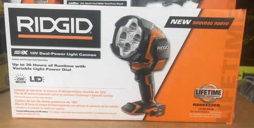 Ridgid 18V Light Cannon