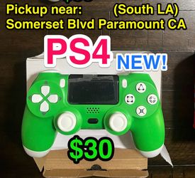 NEW Wireless PS4 Controller • Playstation 4 Console Accessory Dual Vibration • Green