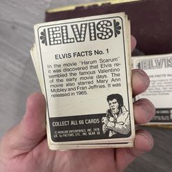 VINTAGE Elvis Trading Card Boxcar Enterprises Inc 1978