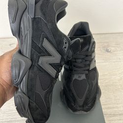 New Balance 9060 Triple Black Size 10