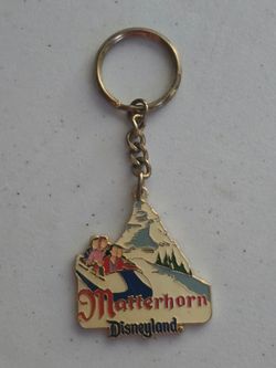 Vintage Disneyland matterhorn bobsleds Keychain