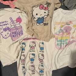 4 Hello Kitty Shirts