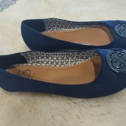 Daisy Fuentes Flat Shoes Size 7 Blue