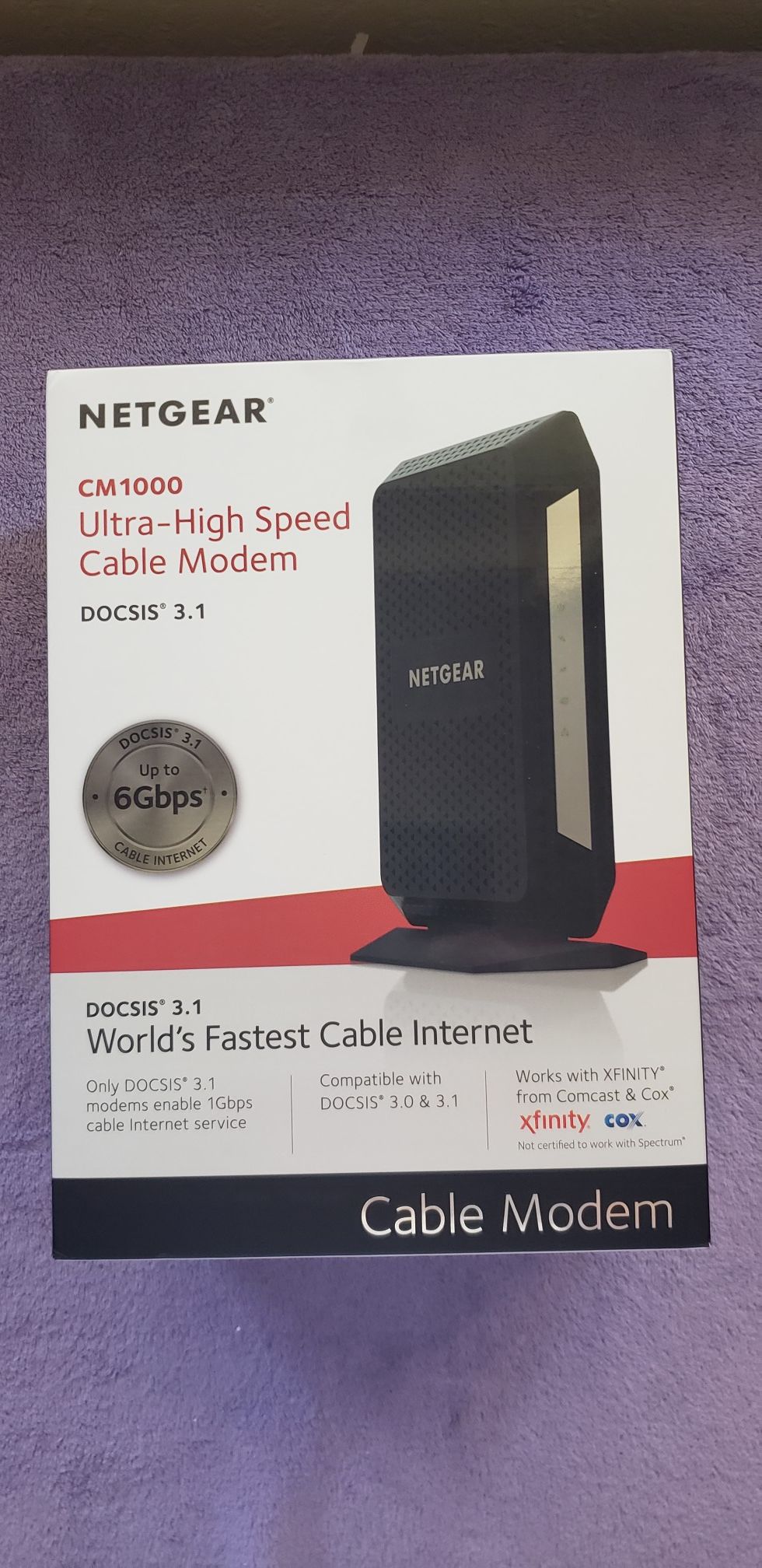 Netgear Cable Modem DOCSIS 3.1