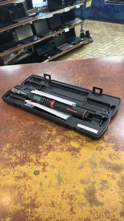 Snap-On electronic torque wrench 1/4 drive flex head