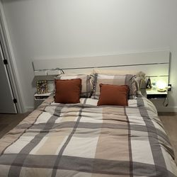 Queen Bed Frame + Mattress 