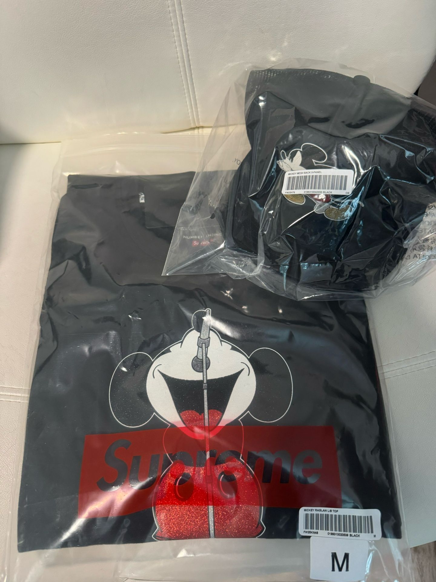 Supreme X Number9 Mickey Shirt