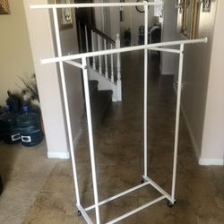 Double Bar Clothing Racks