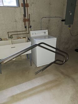 2 Chrome Handrails for Pool