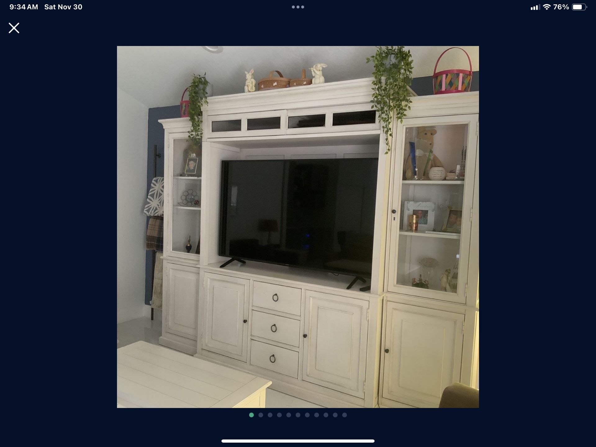 Large Entertainment System/TV Stand With Coffee Table And End Table - From BAERS Furniture $1,100 OBO - Weston 33326