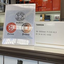 Tamron 18-300mm F3.5-6.3 Lens For Nikon Z