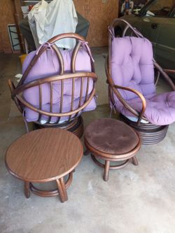 Rattan chairs