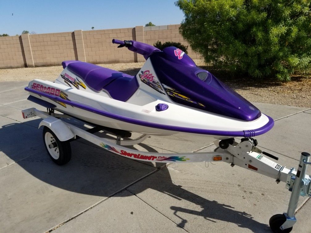 1999 seadoo gts three seat jet ski brand new engine for Sale in