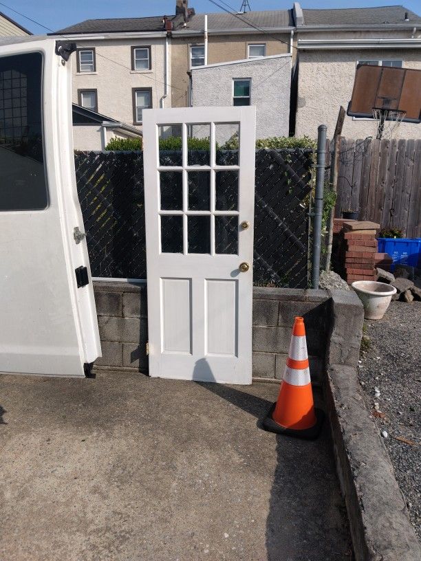 Exterior Wood Door 32"X79"