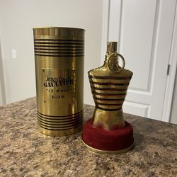 Jean Paul Gaultier “Le Male” Elixir. 125ml/4.2oz Full Bottle Only Sprayed Once.