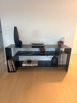 Mid Century Modern Solid Metal Credenza