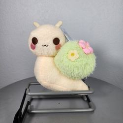 8" Plush Goals Yellow Spike Barrel Cactus Snail