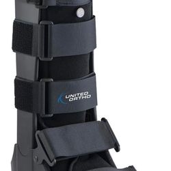 BRAND NEW IN BAG United Ortho USA14107 Air Cam Walker Fracture Boot, Large, Black  	•	BEFORE PURCHASING please view the newest sizing chart (second im