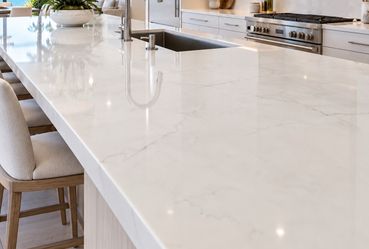 White Lincoln calacatta marble