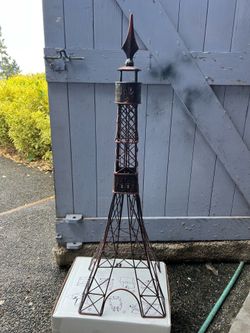 36” Bronze-Tone Eiffel Tower Decor Sculpture
