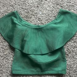 Of The Shoulder Crop Top