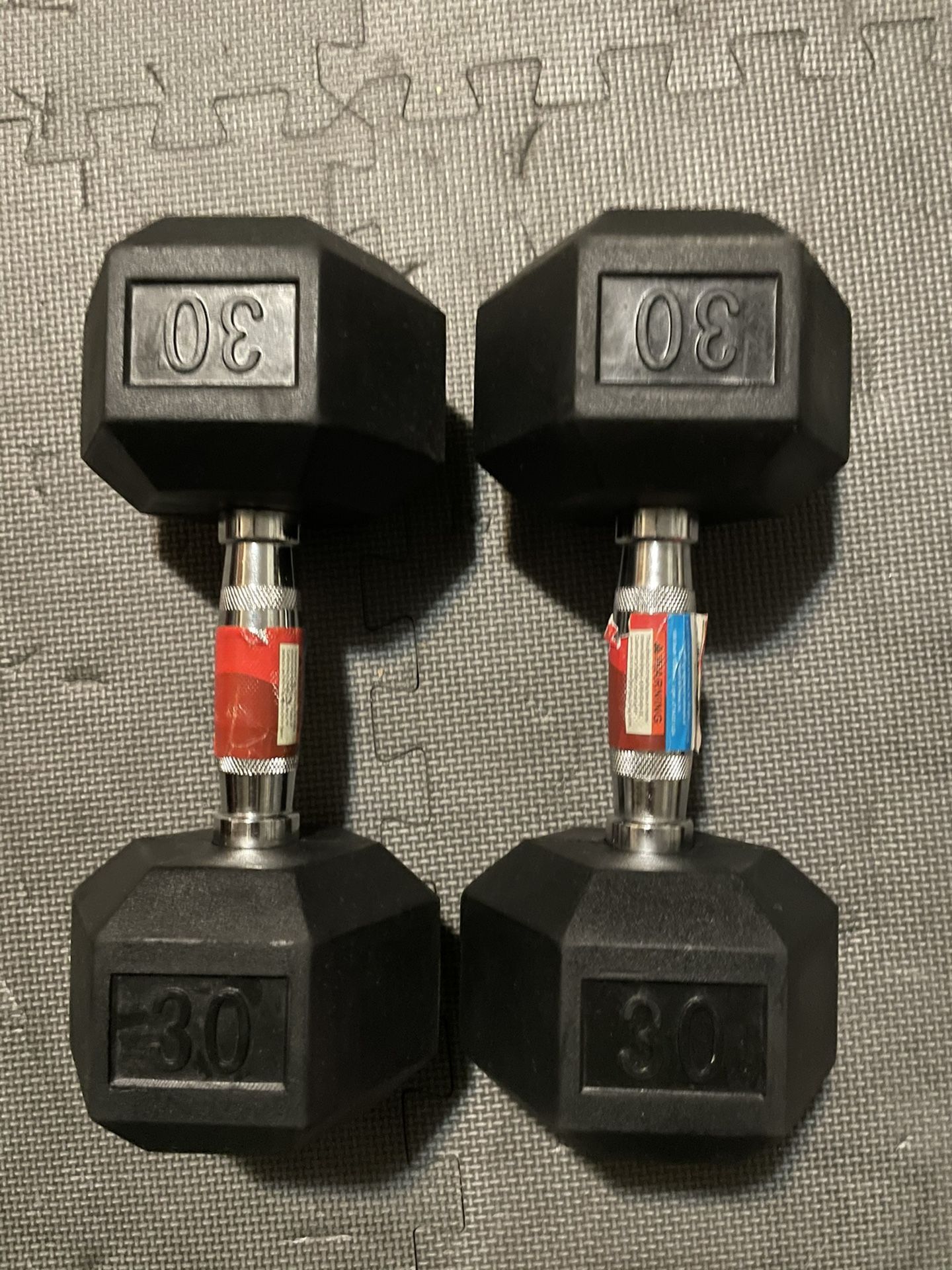 2x30 new dumbbells
