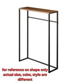 Williams Sonoma Profile Narrow Console Table Antique Bronze 25" x 2.6 x 37"  NEW