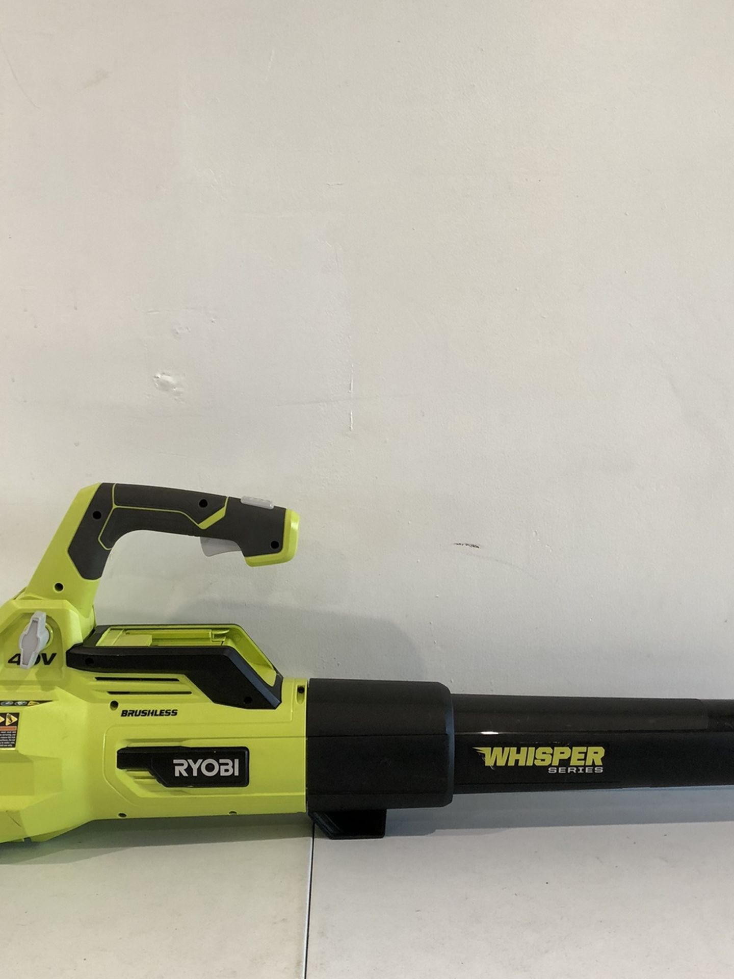 Brushless Ryobi 40v Cordless Jet Fan Blower RYOBI 125 MPH 550 CFM