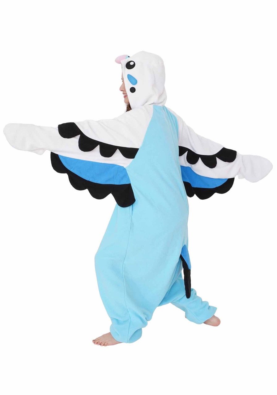 Sazac Blue Budgie Kigurumi Onesie Pajamas