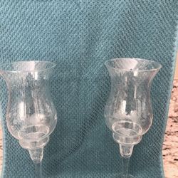 Princess House Hurricane Lamps