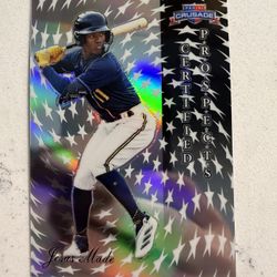 2025 Panini Crusade #21 Jesus Made Certified Prospects Brewers RC Rookie