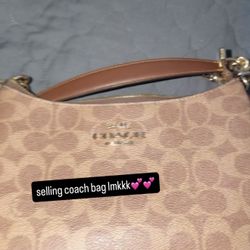Brown coach bag 