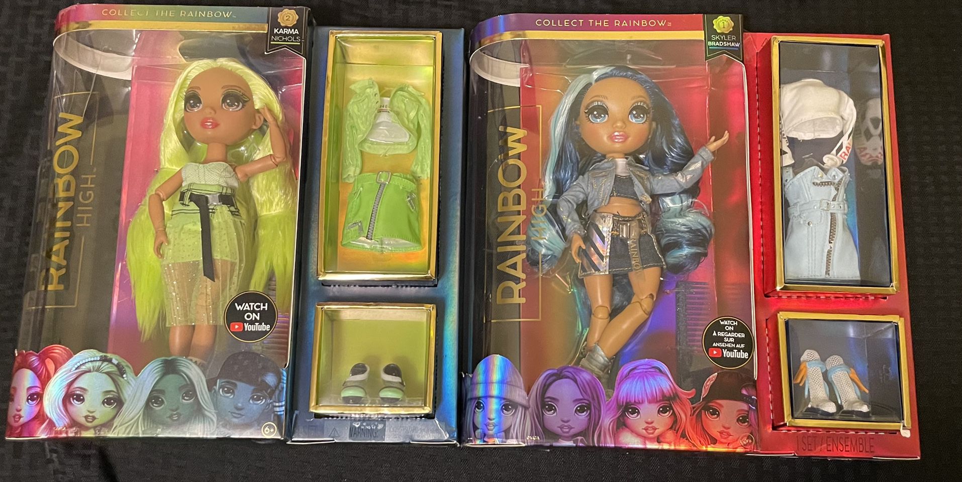Two New Rainbow High Toy Dolls 