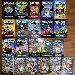 Dav Pilkey Book Lot •DogMan•CaptainUnderpants•CatKid•SuperDiaperBaby