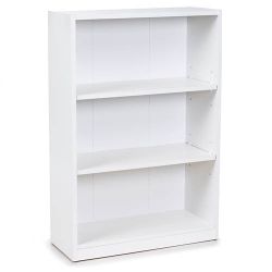 Mainstays 31" 3 Shelf Bookcase - White