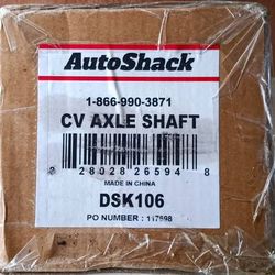 Front CV Axle Shaft Assembly (Brand New)