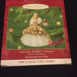 Hallmark Holiday Barbie 2000 Ornament