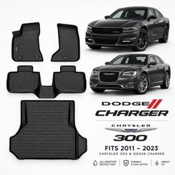 DODGE CHARGER/CHYSLER 300 FLOOR MATS 2011-2023