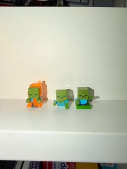 Mattel Minecraft Mini Figures Zombie 3-Pack price is for all 3 of them.