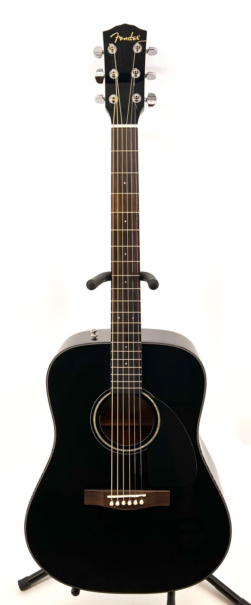 Fender CD-60 Acoustic Guitar, Full-Size Dreadnought, Black Finish