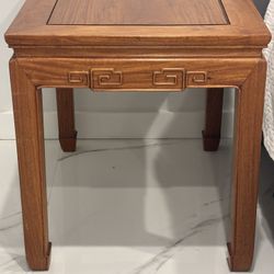 Vintage Chinese Rosewood End/Side Table 2 Available/