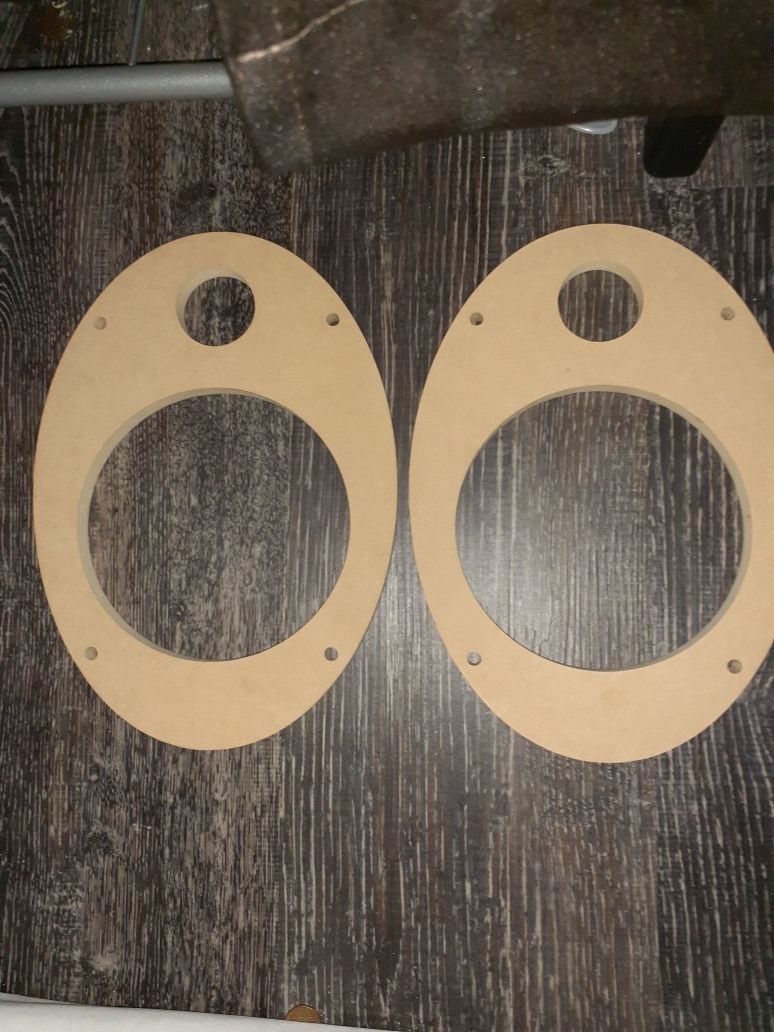 6x9 to 6 1/2 speaker ring adapters.