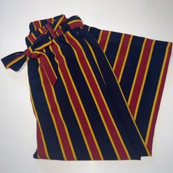 Yiku Fashion Wide Pants With A Ribbon  Belt Size: S/M. Light weight. Original Tag  