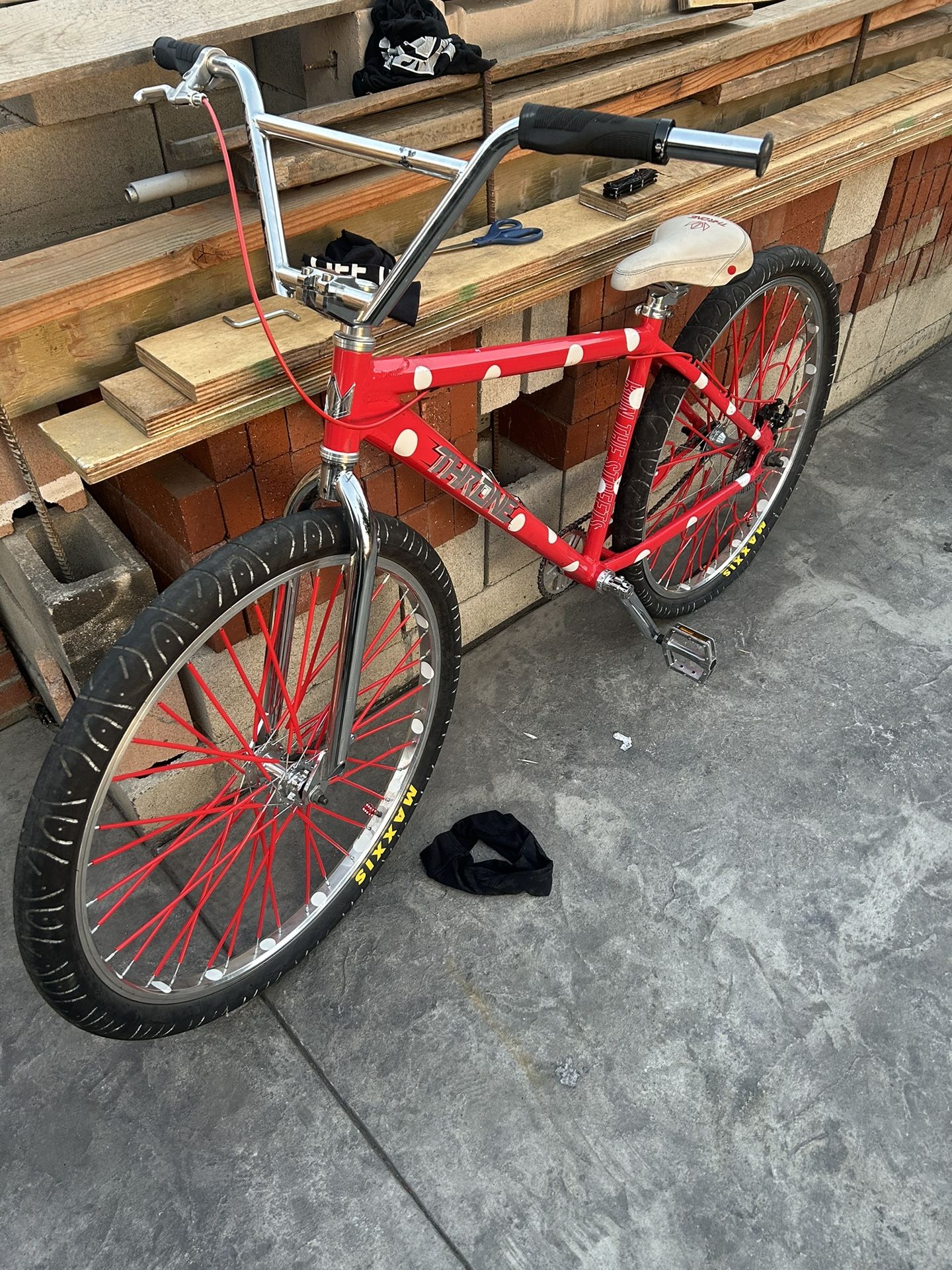Polka Dot Throne Bike