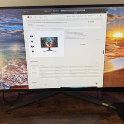 LG UltraGear 32” UHD 4k Nano IPS 144Hz Monitor 