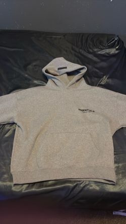 Grey essentials hoodie size medium